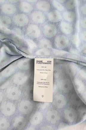 Robe Diane Von Furstenberg Bleu en Soie