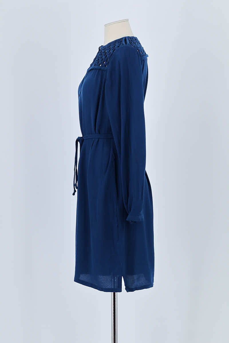 Robe Diane Von Furstenberg Bleu en Viscose