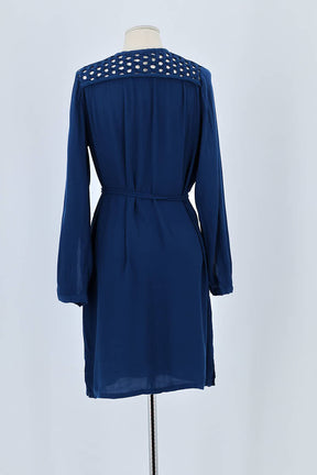 Robe Diane Von Furstenberg Bleu en Viscose