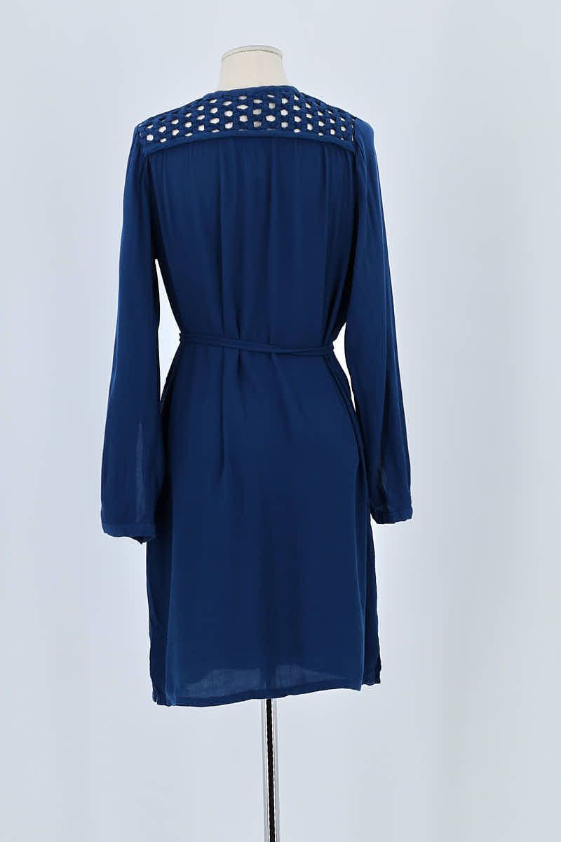 Robe Diane Von Furstenberg Bleu en Viscose