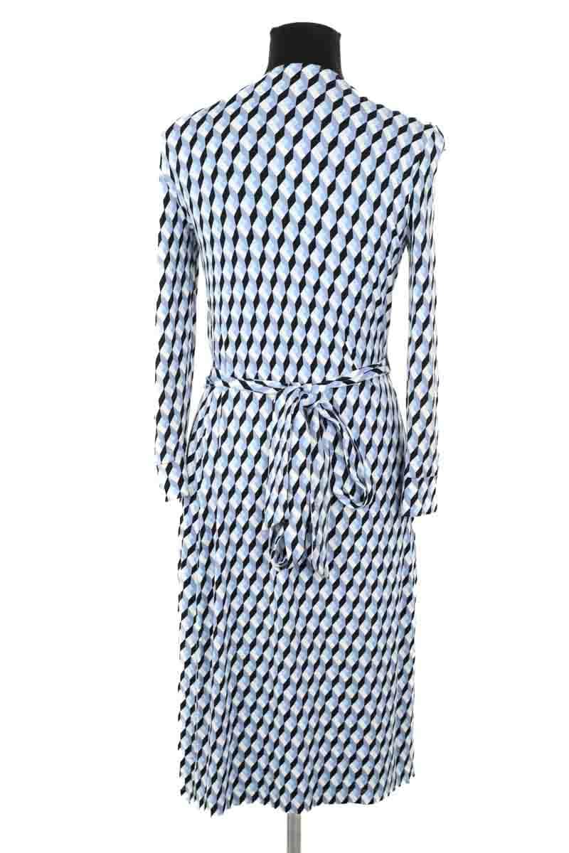 Robe Diane Von Furstenberg Bleu en Viscose