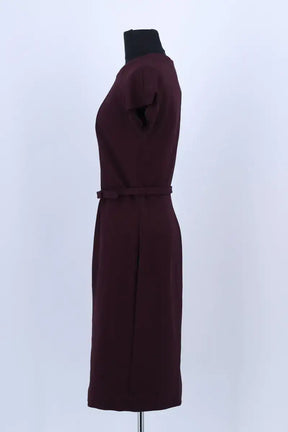 Robe Diane Von Furstenberg Bordeaux en Soie