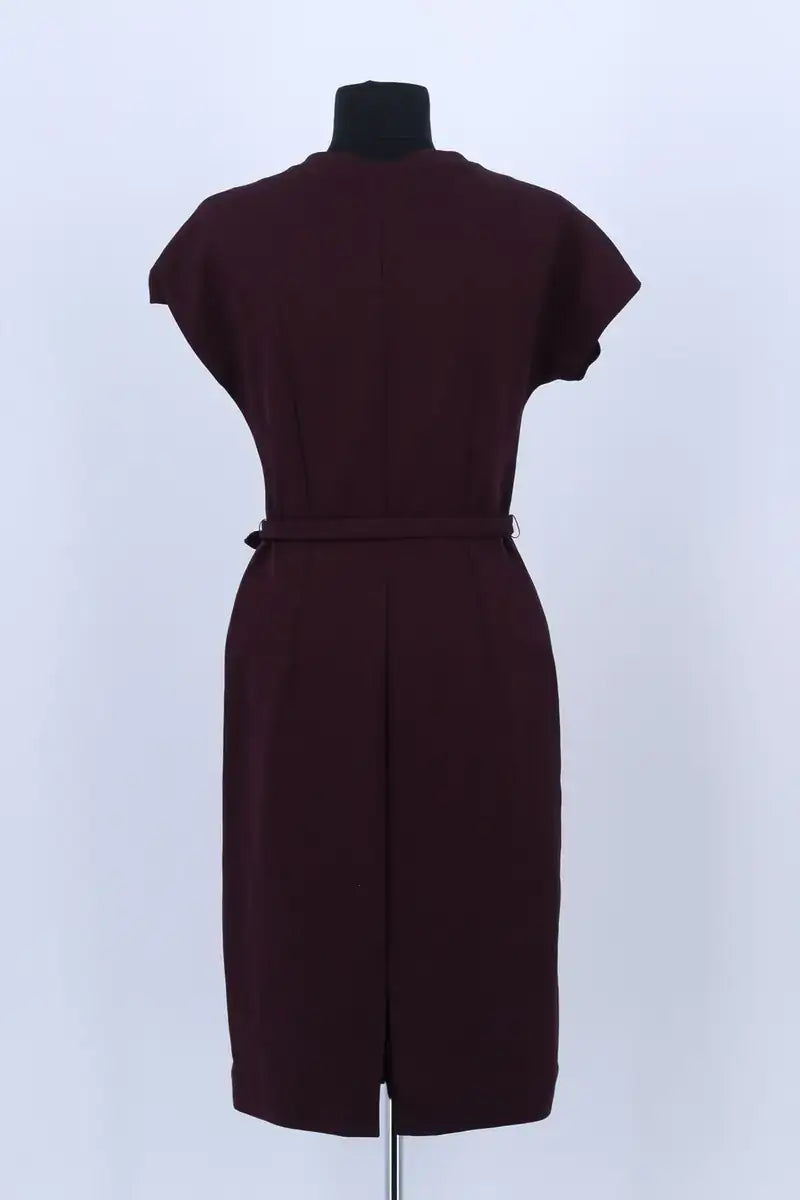 Robe Diane Von Furstenberg Bordeaux en Soie