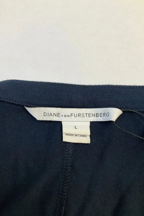 Robe Diane Von Furstenberg Marine en Viscose
