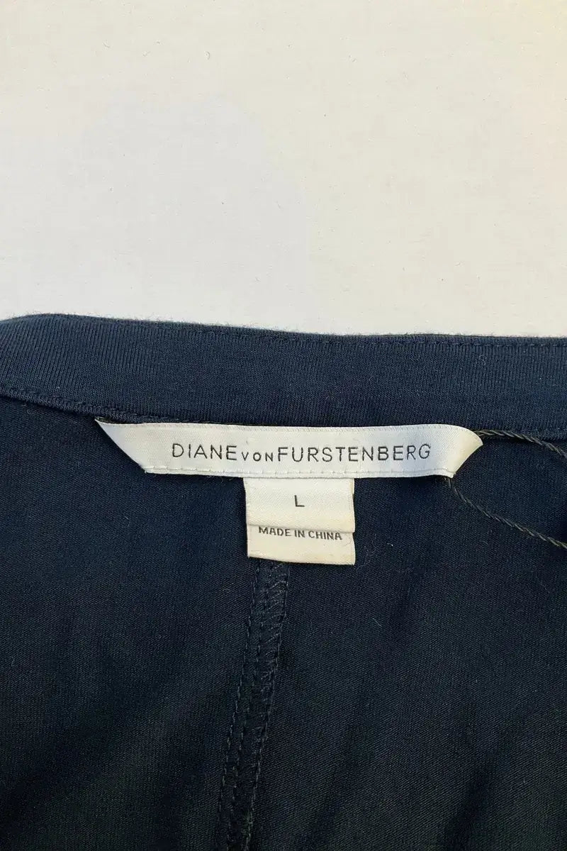 Robe Diane Von Furstenberg Marine en Viscose