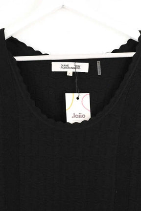 Robe Diane Von Furstenberg Noir en Coton