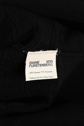 Robe Diane Von Furstenberg Noir en Coton