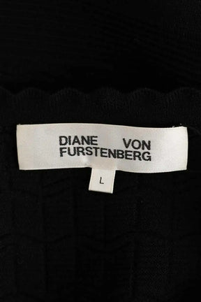 Robe Diane Von Furstenberg Noir en Coton