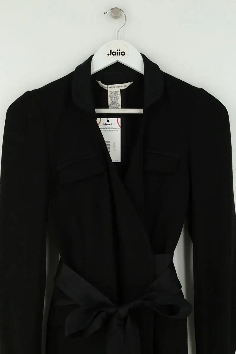 Robe Diane Von Furstenberg Noir en Laine