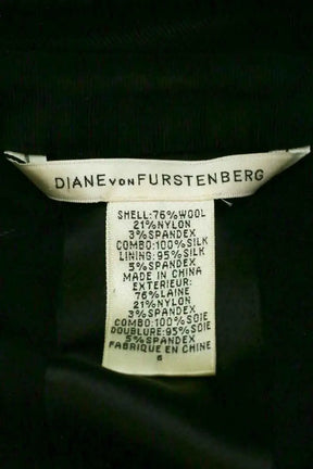 Robe Diane Von Furstenberg Noir en Laine
