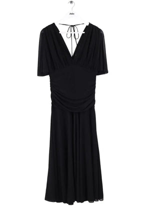 Robe Diane Von Furstenberg Noir en Synthétique, taille M - Seconde Main