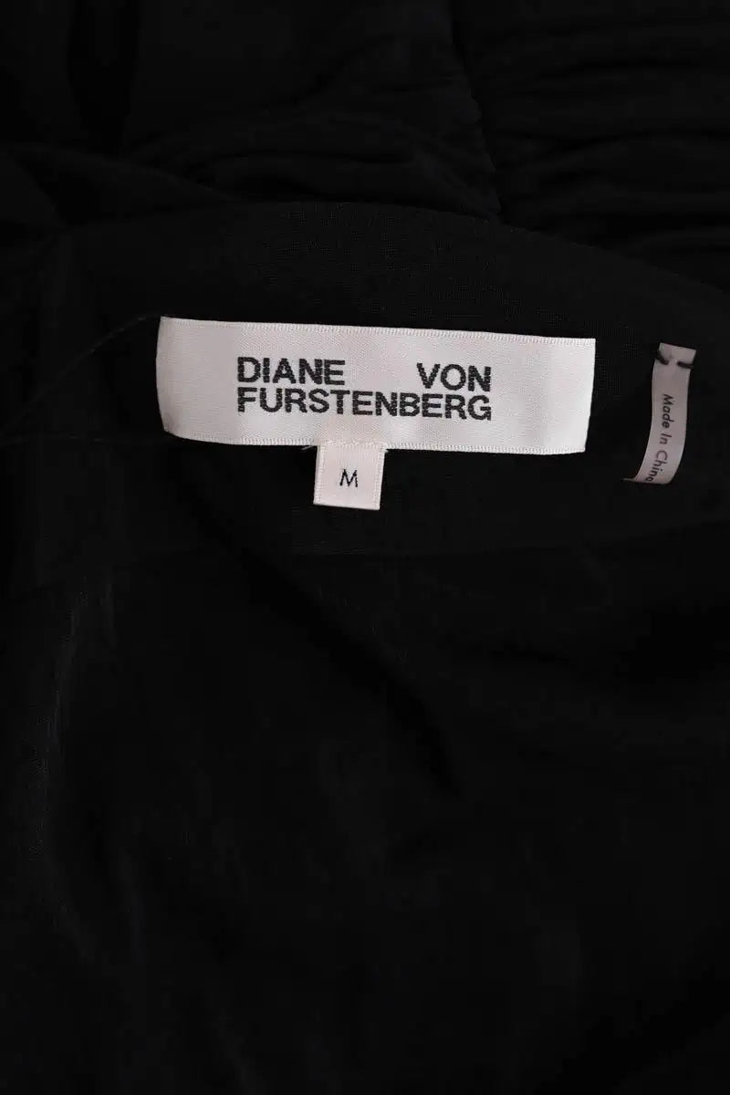 Robe Diane Von Furstenberg Noir en Synthétique