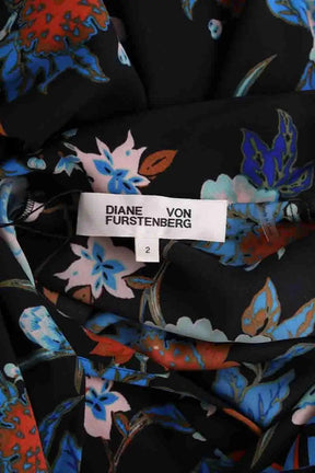 Robe Diane Von Furstenberg Noir en Synthétique