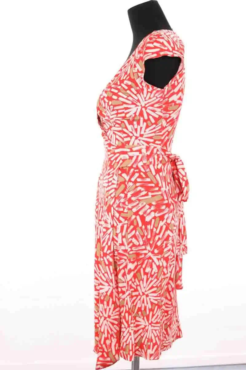 Robe Diane Von Furstenberg Orange en Soie