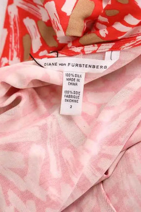 Robe Diane Von Furstenberg Orange en Soie