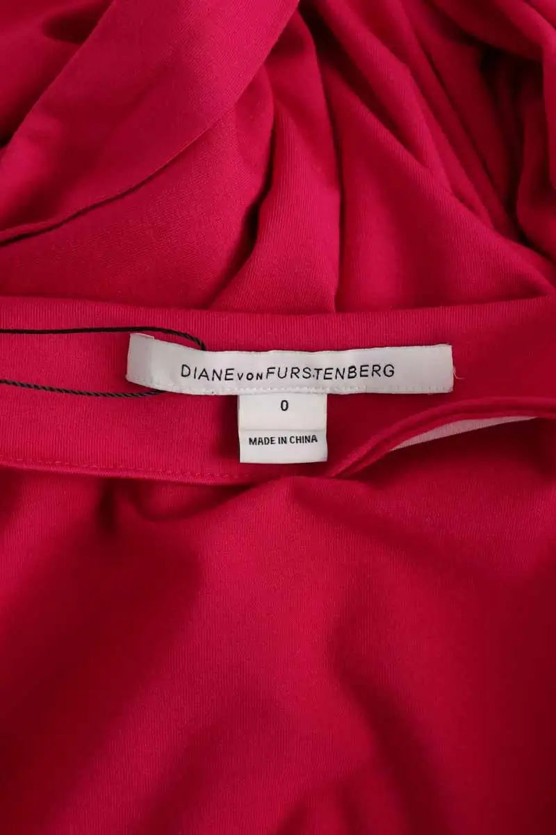 Robe Diane Von Furstenberg Rose en Viscose