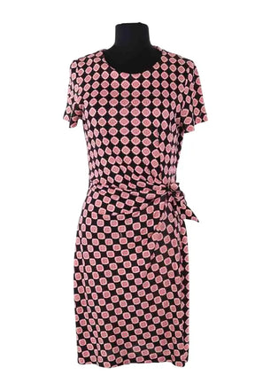 Robe Diane Von Furstenberg Rouge en Coton, taille M - Seconde Main