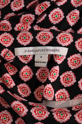 Robe Diane Von Furstenberg Rouge en Coton