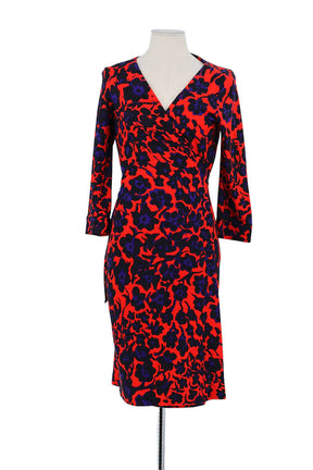 Robe Diane Von Furstenberg Rouge en Soie, taille S - Seconde Main