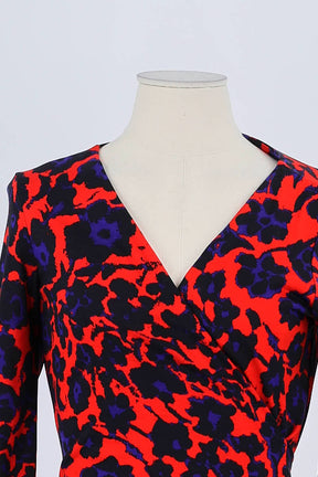 Robe Diane Von Furstenberg Rouge en Soie