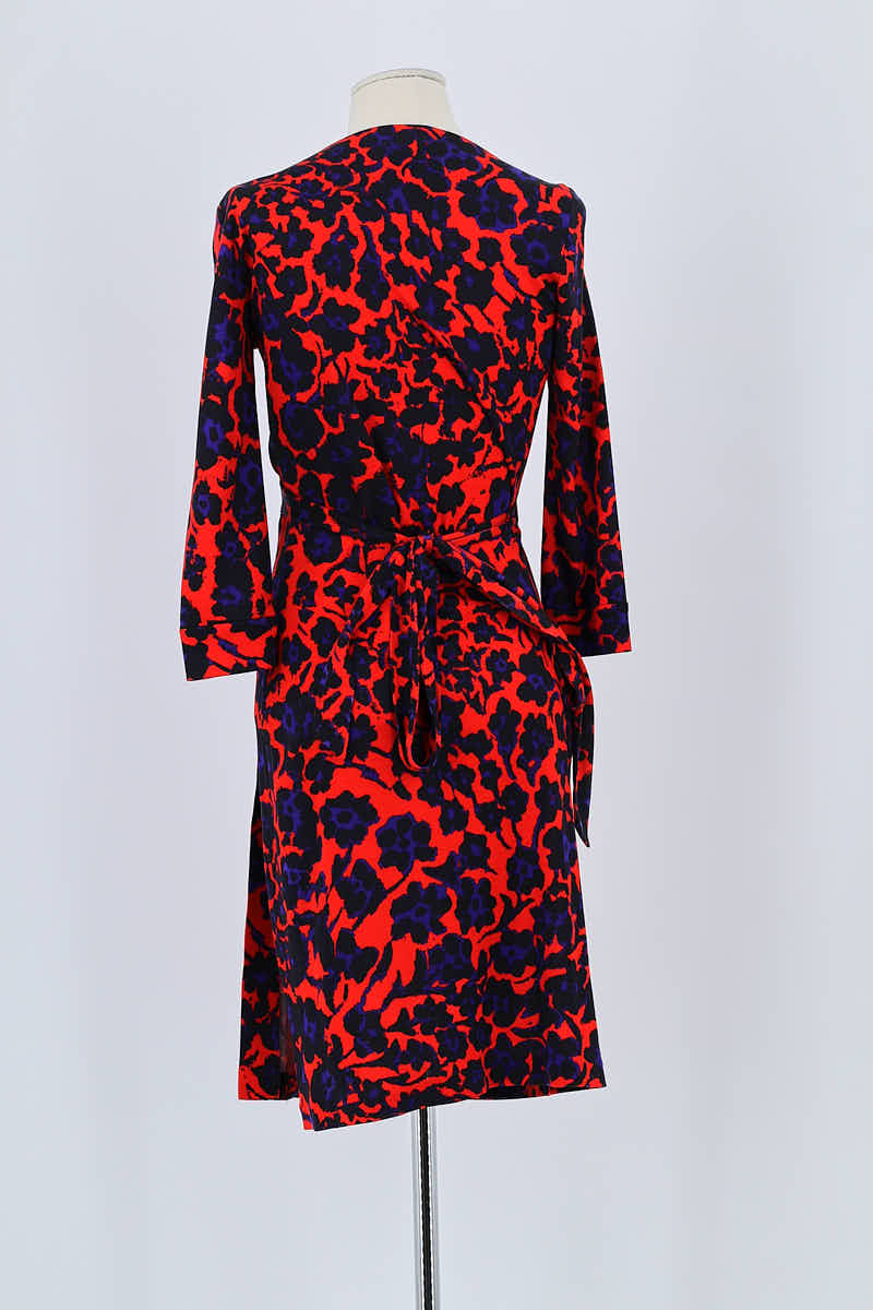 Robe Diane Von Furstenberg Rouge en Soie