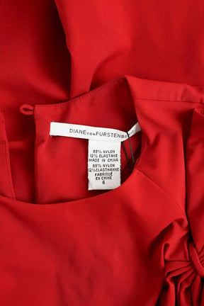 Robe Diane Von Furstenberg Rouge en Synthétique