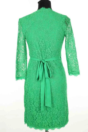 Robe Diane Von Furstenberg Vert en Synthétique