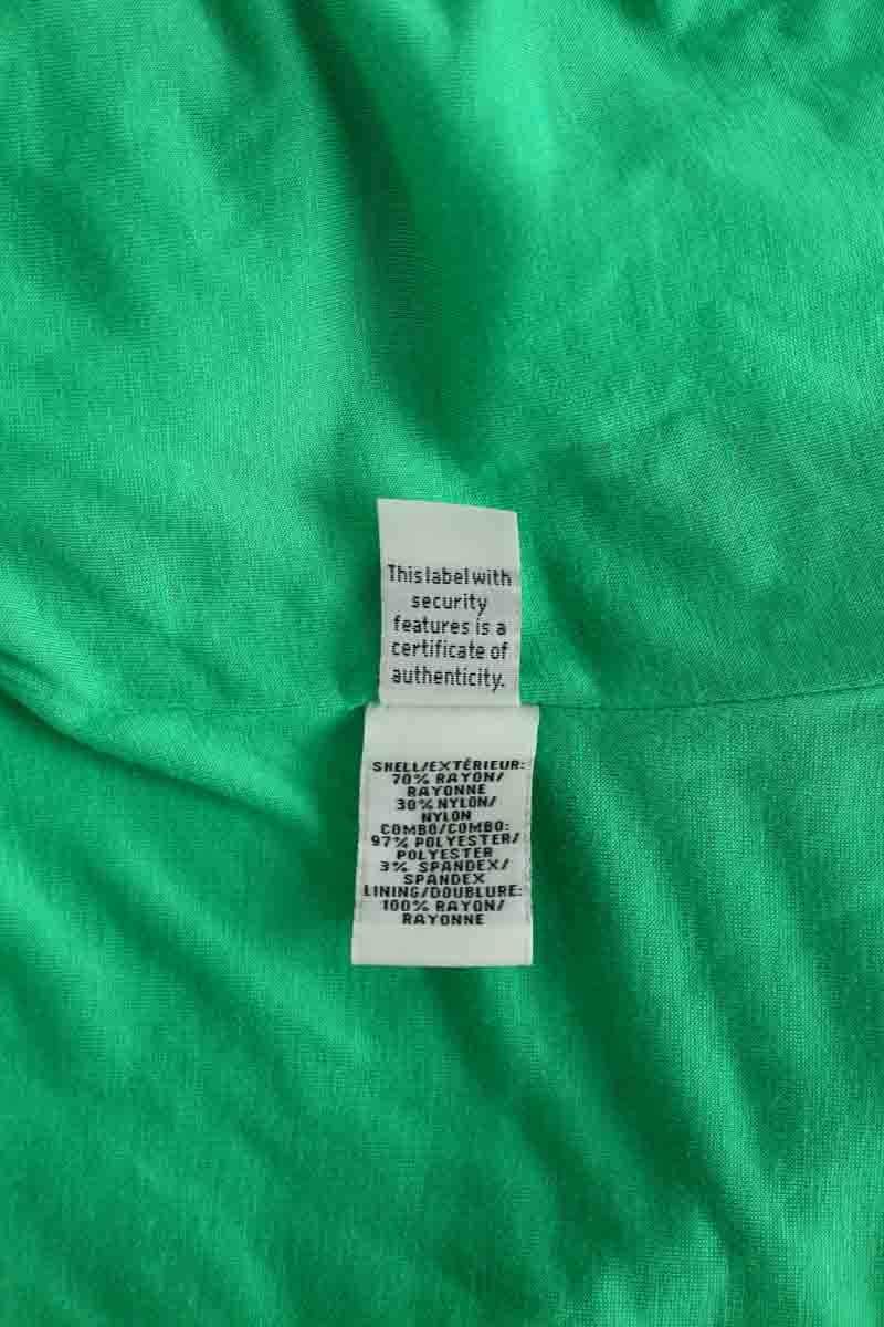 Robe Diane Von Furstenberg Vert en Synthétique