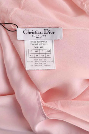 Robe Dior Rose en Soie