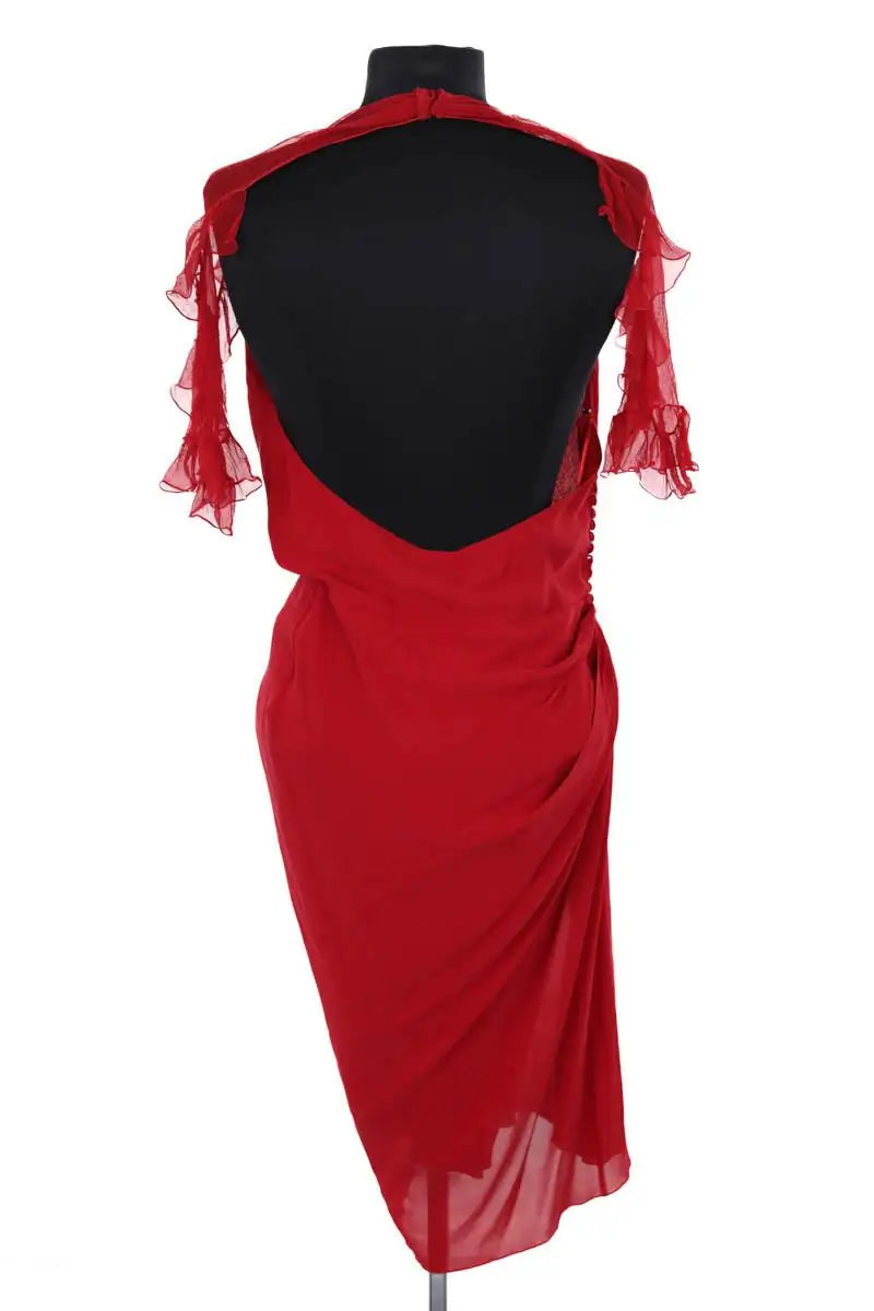 Robe Dior Rouge en Soie