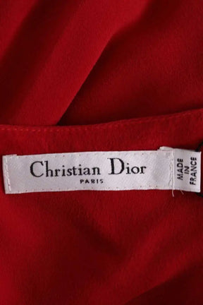 Robe Dior Rouge en Soie