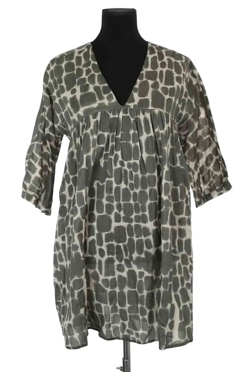 Robe Dnud Kaki en Coton, taille M - Seconde Main