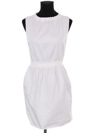 Robe Dolce & Gabbana Blanc en Coton, taille S - Seconde Main