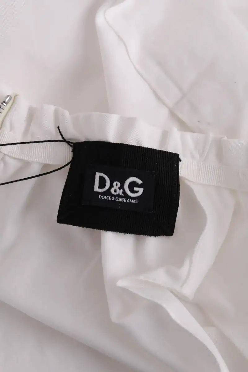Robe Dolce & Gabbana Blanc en Coton