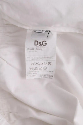 Robe Dolce & Gabbana Blanc en Coton