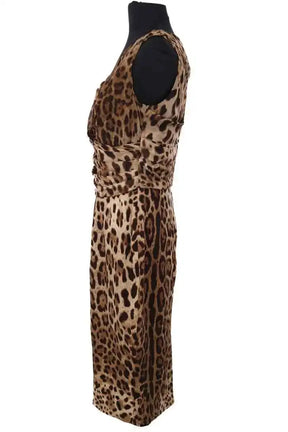 Robe Dolce & Gabbana Marron en Soie