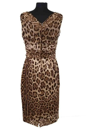 Robe Dolce & Gabbana Marron en Soie