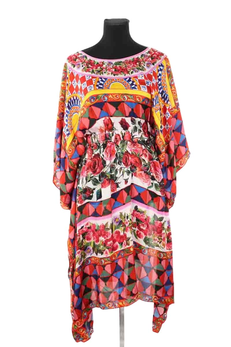 Robe Dolce & Gabbana Multicolore en Soie, taille M - Seconde Main