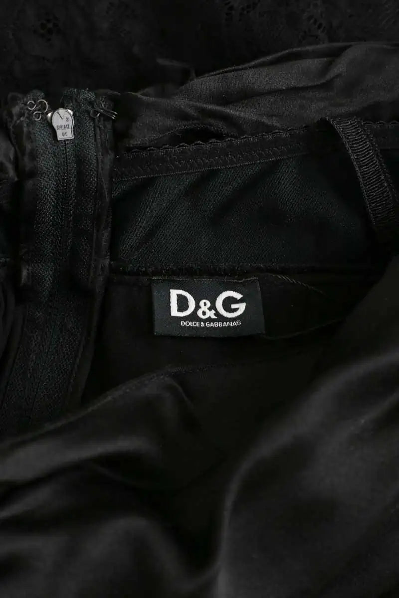 Robe Dolce & Gabbana Noir en Polyamide