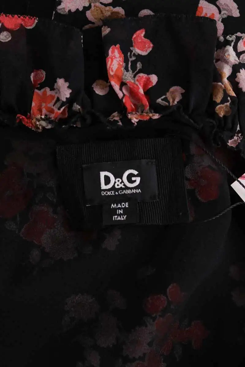 Robe Dolce & Gabbana Noir en Soie