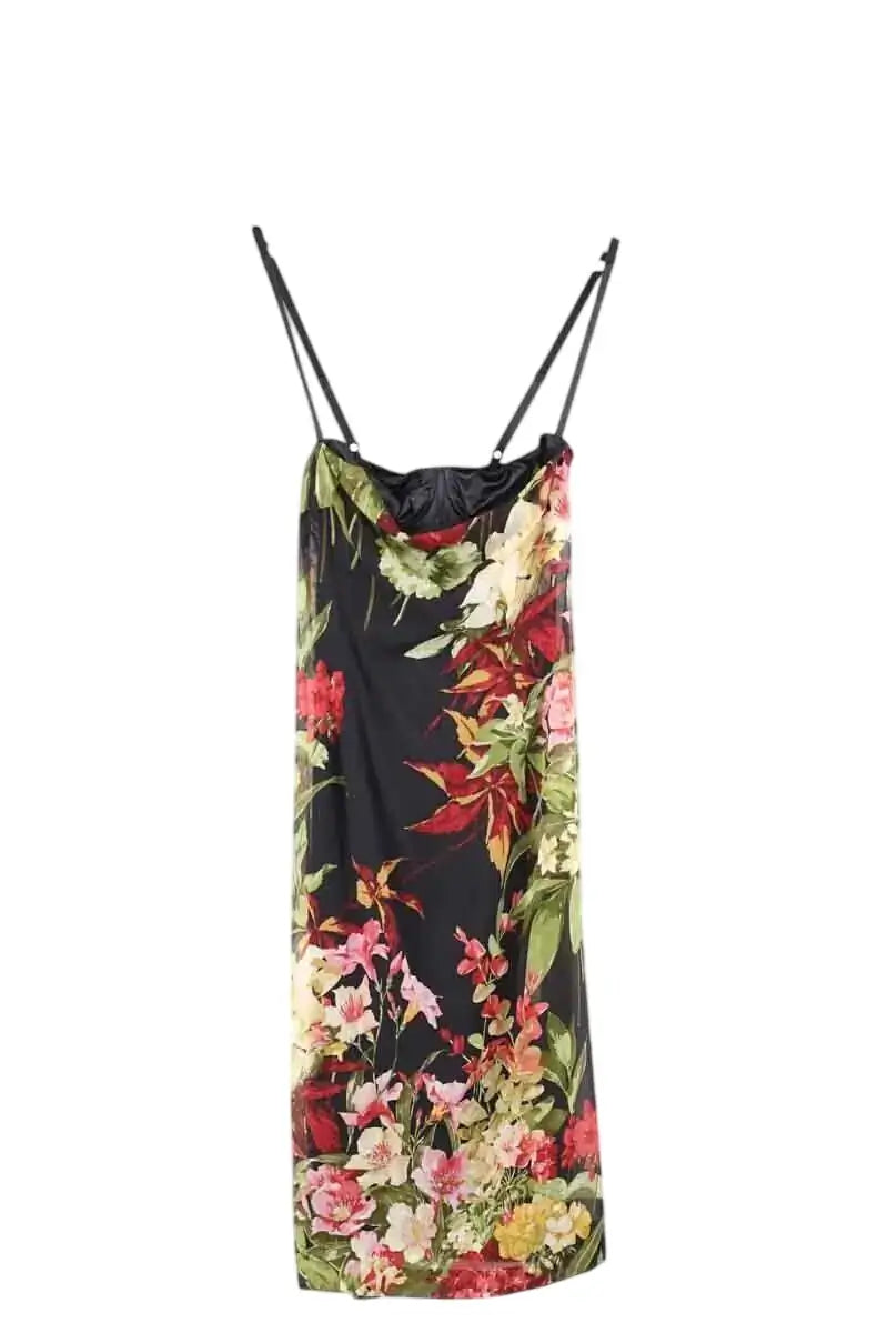 Robe Dolce & Gabbana Noir en Soie, taille S - Seconde Main