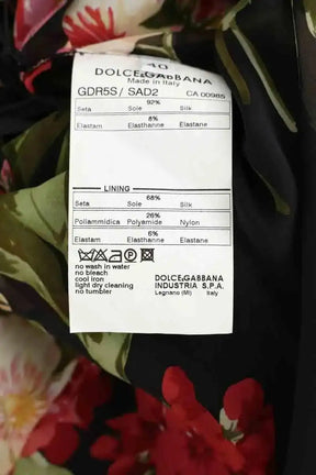 Robe Dolce & Gabbana Noir en Soie