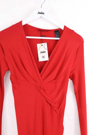 Robe Donna Karan Rouge en Viscose