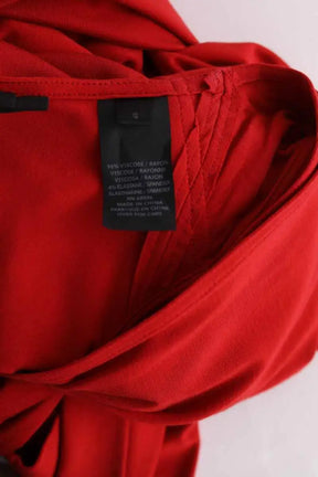 Robe Donna Karan Rouge en Viscose