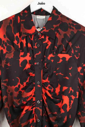 Robe Dries Van Noten Rouge en Viscose