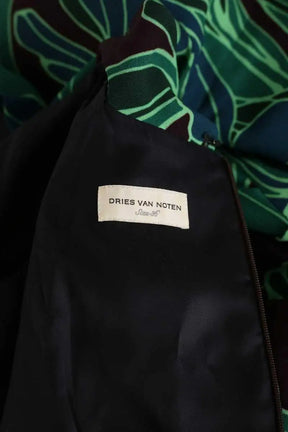 Robe Dries Van Noten Vert en Viscose