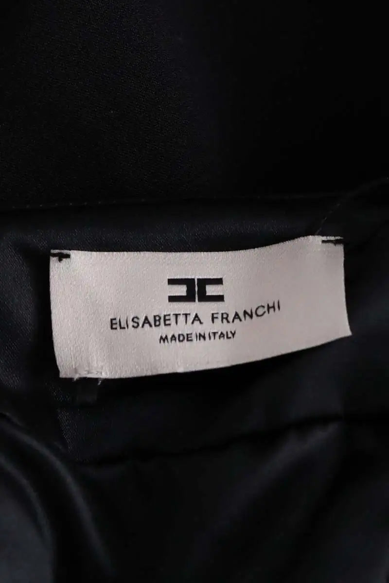 Robe Elisabetta Franchi Noir en Synthétique
