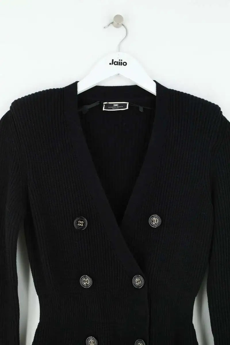 Robe Elisabetta Franchi Noir en Viscose
