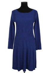 Robe Emporio Armani Bleu en Coton, taille XL - Seconde Main