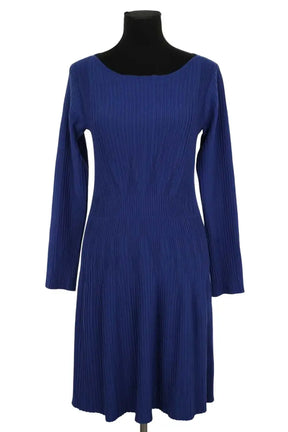 Robe Emporio Armani Bleu en Coton, taille XL - Seconde Main